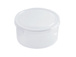 2 Cajas Redondas Transparentes Para Refrigerador Con Tapa Hermética Para Alimentos