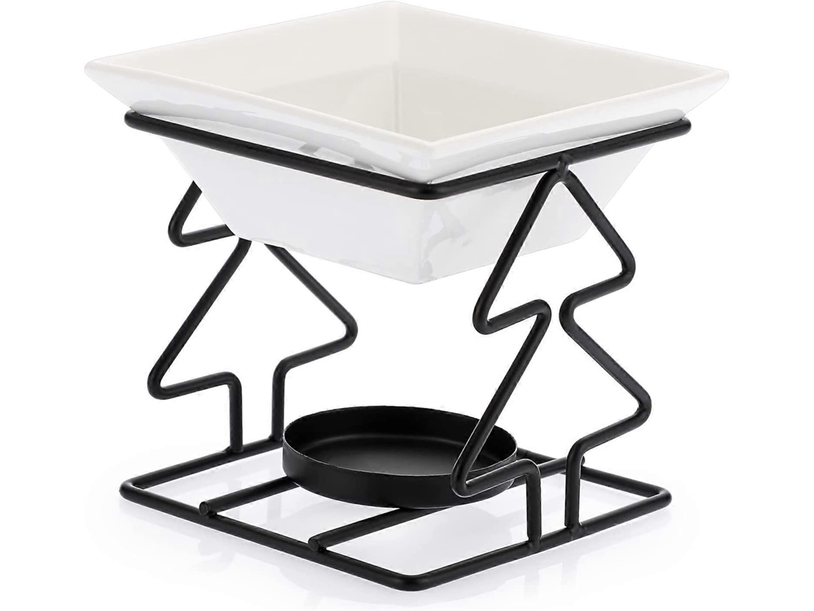 Omni-quemador De Aceite Esencial Con Taza De Cerámica Metal Y Ceramica Multifuncional Para Decoración Hogar