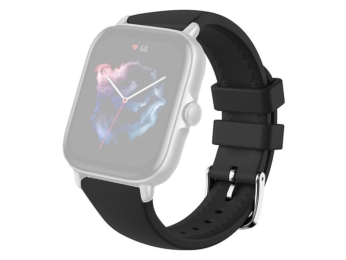 Correa de silicona de 20 mm para reloj inteligente Huami Amazfit GTS 4/3/2/mini/bip con hebilla en U para bicicleta eléctrica