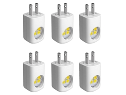 Juego de 6 luces nocturnas LED para enchufe de pared, con encendido automático al anochecer y al amanecer, iluminación ambiental. Rosewell