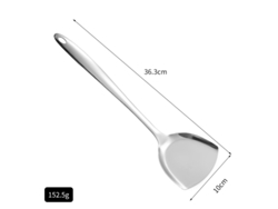 Juego De 4 Utensilios De Cocina De Acero Inoxidable, Incluye Espátula, Colador Y Cucharón.