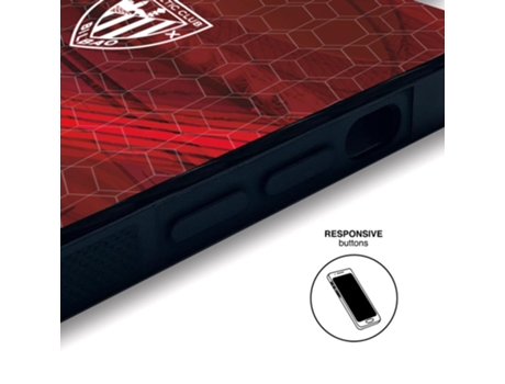 Funda Móvil Oficial Athletic Club para iPhone 13 PHONECASES3D Piel Sintética Negro