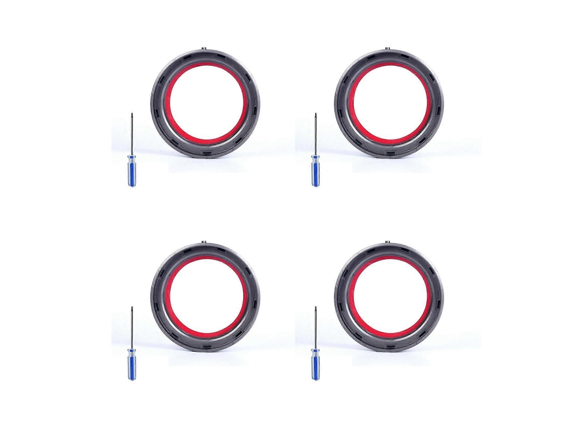 4x For V11 Sv14 Sv15 Vacuum Cleaner-dust Bin Top Fixed Sealing Ring Replacement Attachment Spare Part