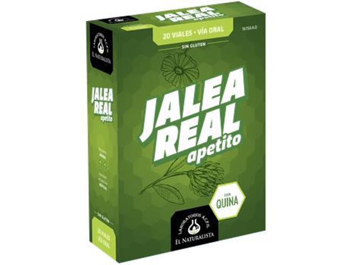 Complemento Alimentar EL NATURALISTA Jalea Real Apetito 20 Viales Abre Facil
