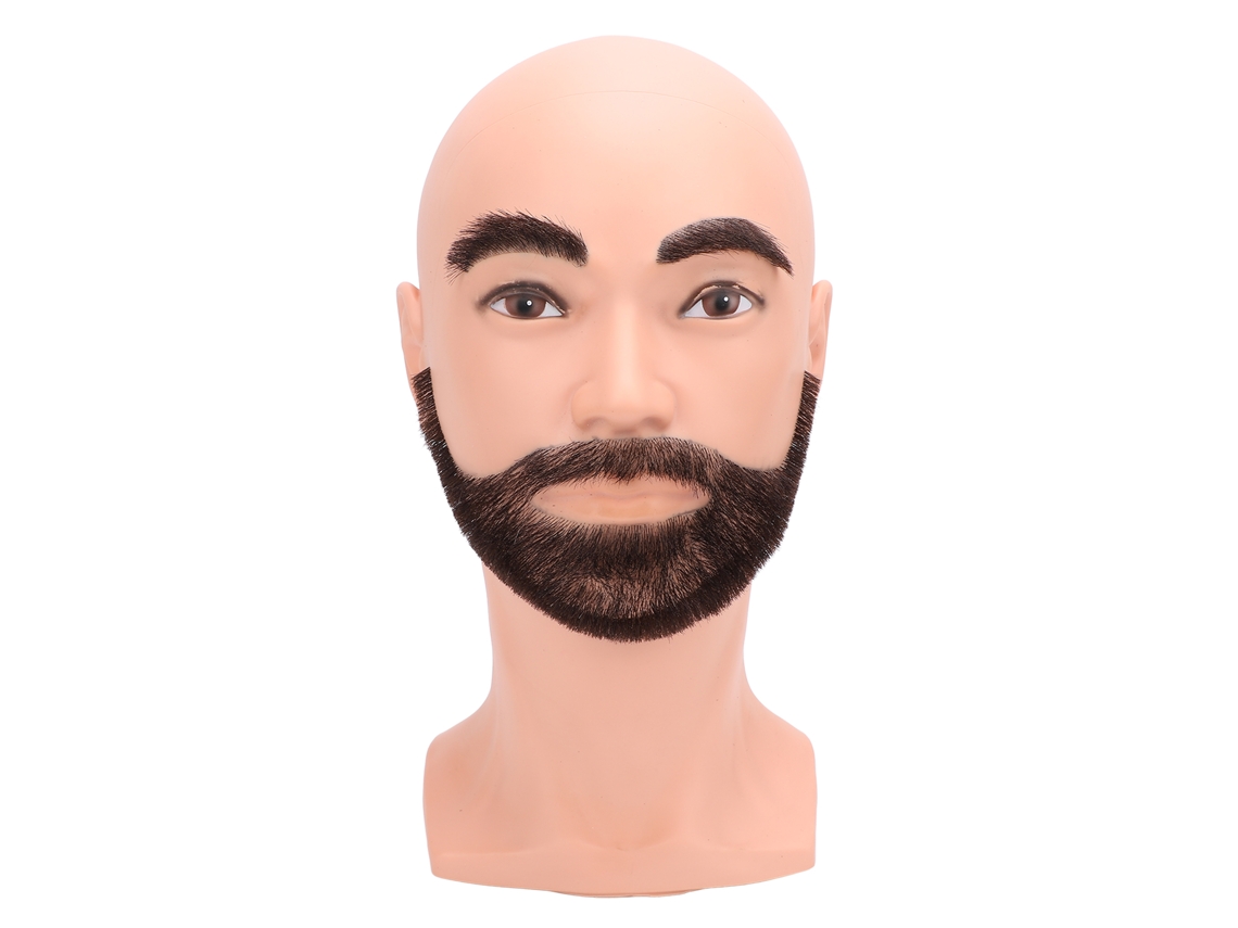 Cabeza De Maniquí Masculino Para Barberos Entrenamiento De Corte De Barba