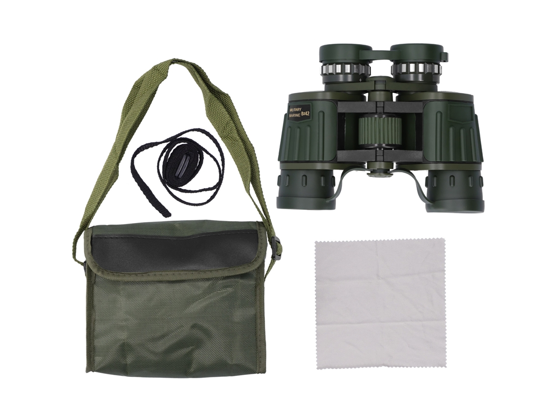 Prismáticos De Visión Nocturna De Baja Luminosidad Df-8x42 De Color Verde Militar, Impermeables Y Resistentes Al Moho Para Uso En Exteriores.