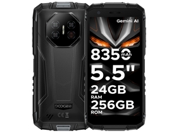 Smartphone robusto Doogee Fire 3 Ultra 24 GB 256 GB 8350 mAh Android 15 NFC 5.5 Negro