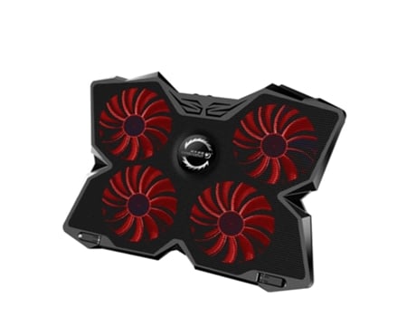 Cooler Gaming SLOWMOOSE 4 Ventiladores y 2 Entradas USB para Portátil