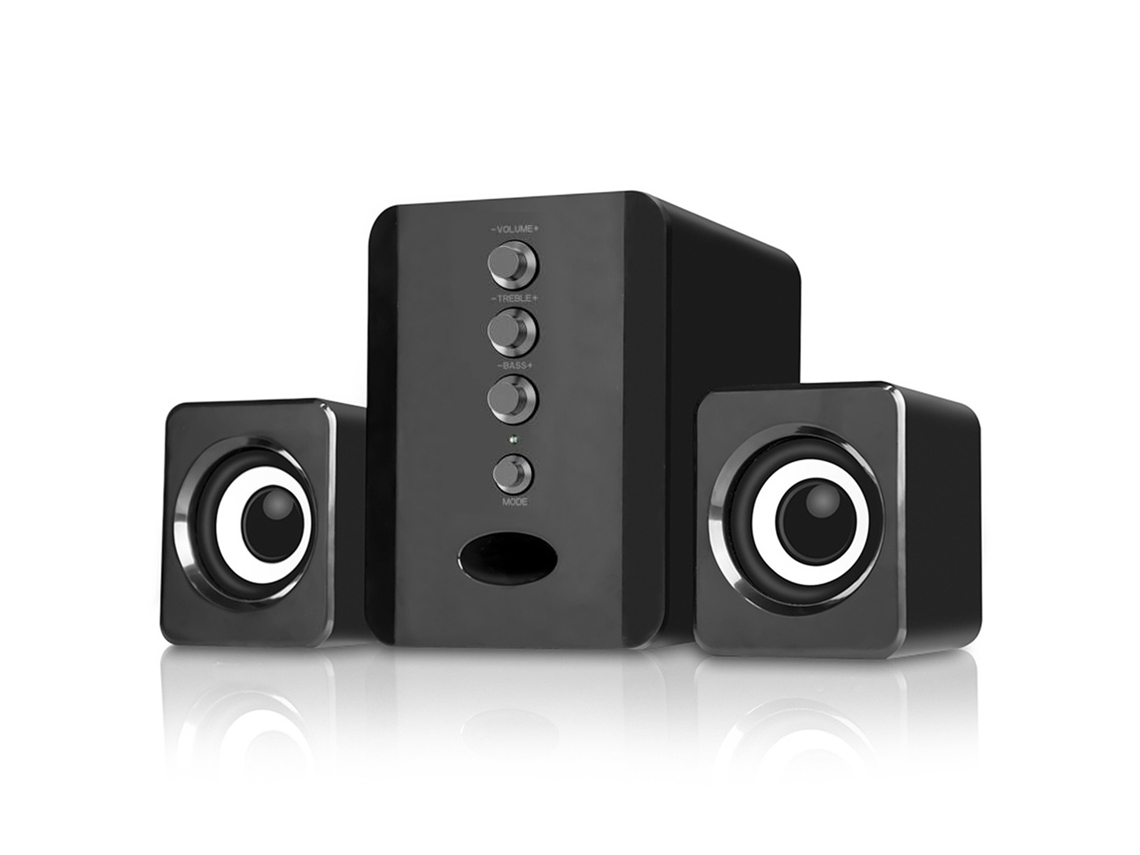 Altavoces con cable USB D 202 Altavoces estéreo para computadoras Mdug