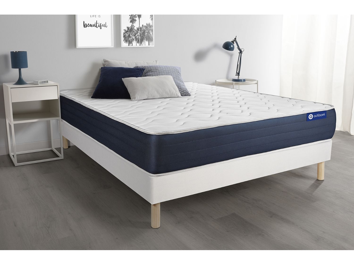 Somier Actilatex Sleep Multiláminas Zonas ACTISOM Espuma con memoria Blanco (160x200)