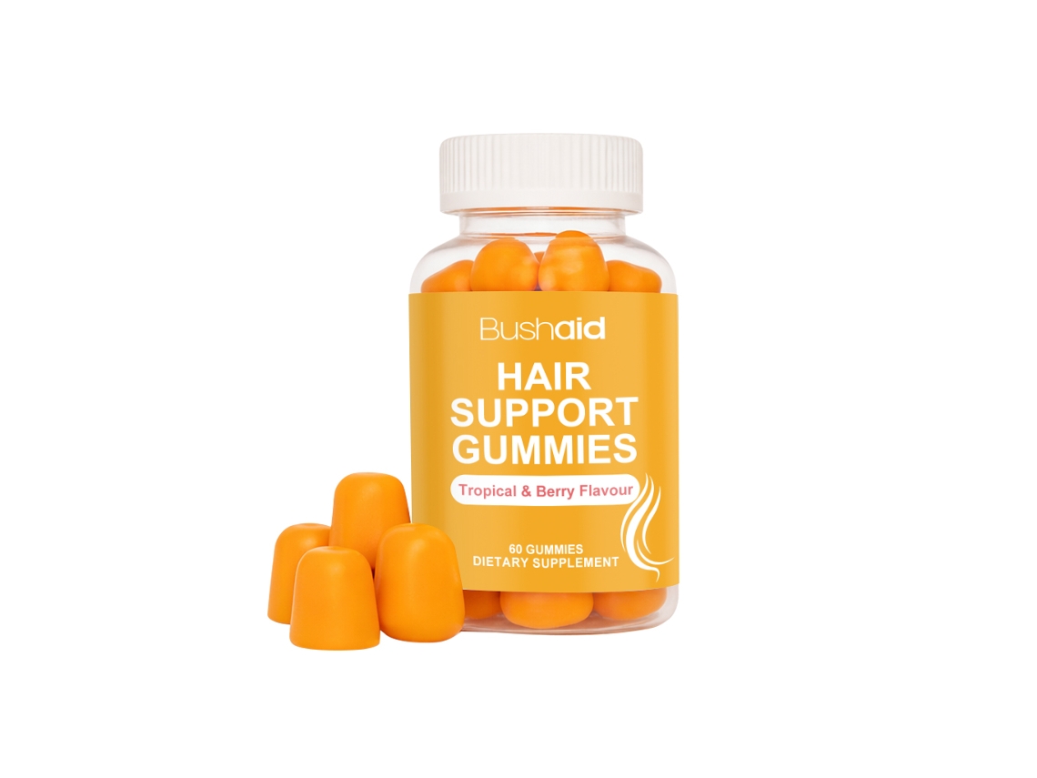 Gomitas de alto rendimiento para el cuidado del cabello y un cabello sano.