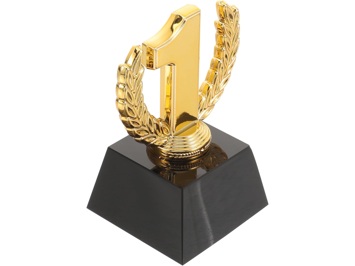 Mini Trofeo De Cristal Y Plástico Ligero