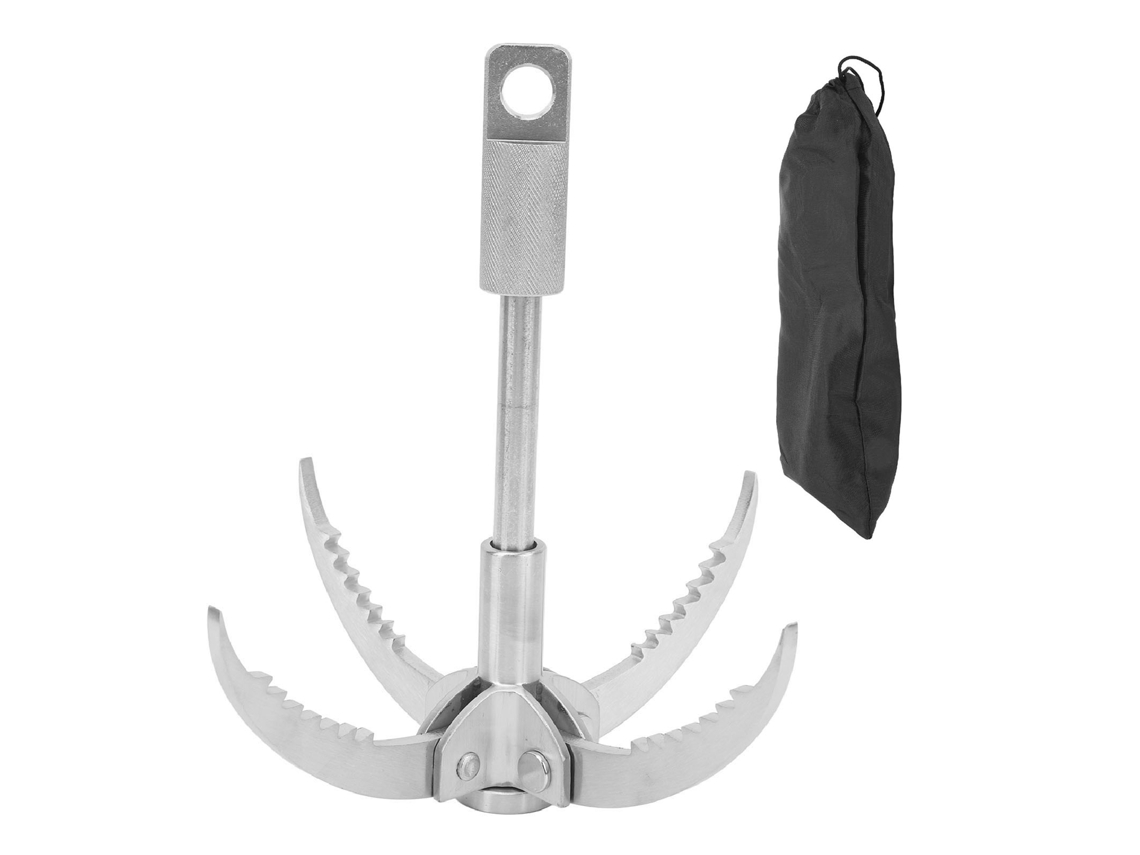 Gancho De Lanzamiento Plegable De Acero Inoxidable Para Escalada, Acampada, Senderismo Y Supervivencia Al Aire Libre.
