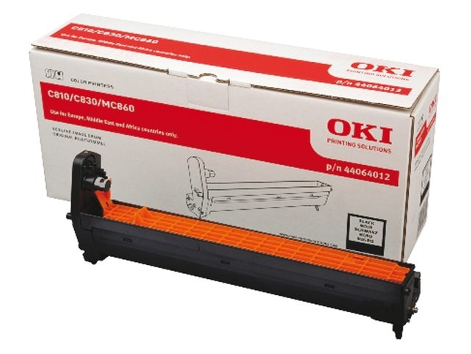 Tambor OKI 20000Pág Negro  para OKI MC851, MC860, MC861, C801, 810, 821, 830