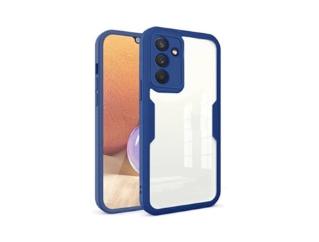 Estuche A Prueba De Golpes De Protección Antichoque 360 Delantero Y Posterior Para Samsung Galaxy A04s - Azul Oscuro