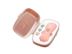 Cortauñas Eléctrico Portátil Rosa Ajustable Y Seguro Para Bebés, Para Dedos De Manos Y Pies.