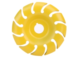 Disco De Corte De Madera Amarillo, 12 Dientes, 90x16 Mm, Para Amoladora Angular, Herramienta Para Trabajar La Madera.