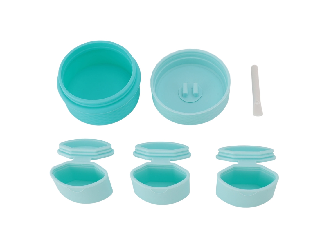 Botella De Dispensador De Maquillaje Portátil De Silicona Para Viajes Al Aire Libre