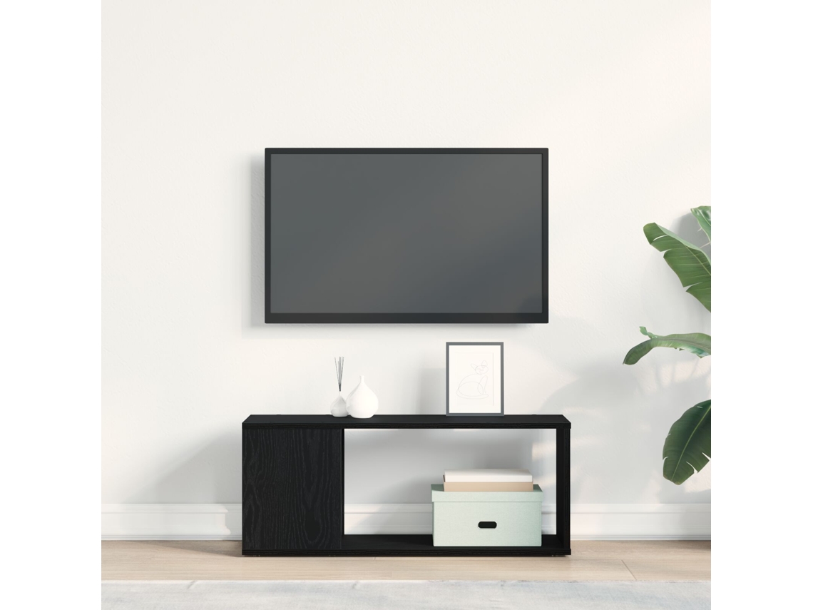 Mueble Para Tv Blanco 80x24x32 Cm De Madera