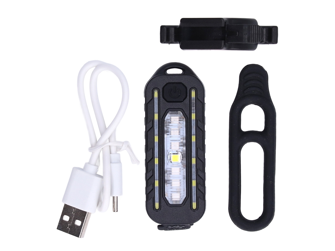 2026-luz De Advertencia Rojo Azul Multifunción Usb Cargable Led Impermeable Linterna De Hombro