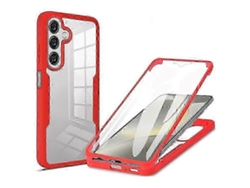 Red2025 Compatible For Samsung Galaxy A17 / A16 5g / A16 4g Case Acrylic+tpu Clear Phone Cover With Pet Screen Film