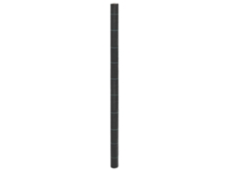 vidaXL Membrana para malezas PP negra 2x25 m