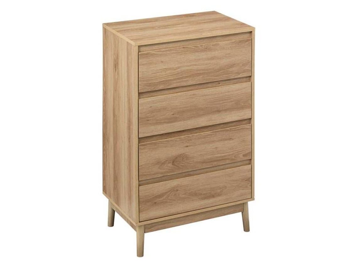 Cómoda Natural Abana FIVE Multicolor (60x40x107.3cm)