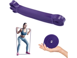 Banda Elástica De Resistencia Para Entrenamiento De Fuerza Y ​​extensión De Espalda, Brazos, Cadera Y Piernas (morado)
