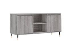 Maison Exclusive - Mueble De Tv Madera De Ingeniería Gris Sonoma 104x35x50 Cm
