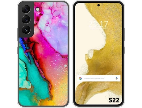 Carcasa Samsung Galaxy S22 5G TUMUNDOSMARTPHONE Dibujos Mármol 15 Multicolor