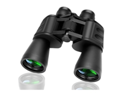 Binoculares compactos impermeables 20x50 para observación de aves, caza, viajes, fútbol y observación de estrellas (negros)