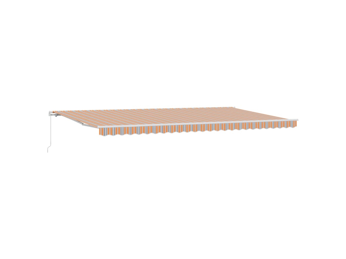 Maison Exclusive - Toldo Retráctil Multicolor 600 X 300 Cm Poliéster Y Aluminio