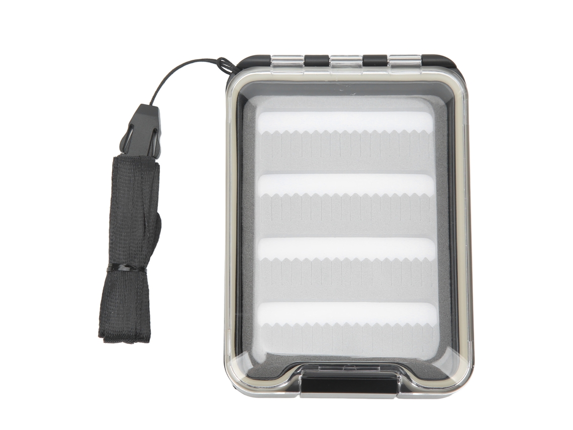 Caixa De Pesca Com Mosca Slim Transparente