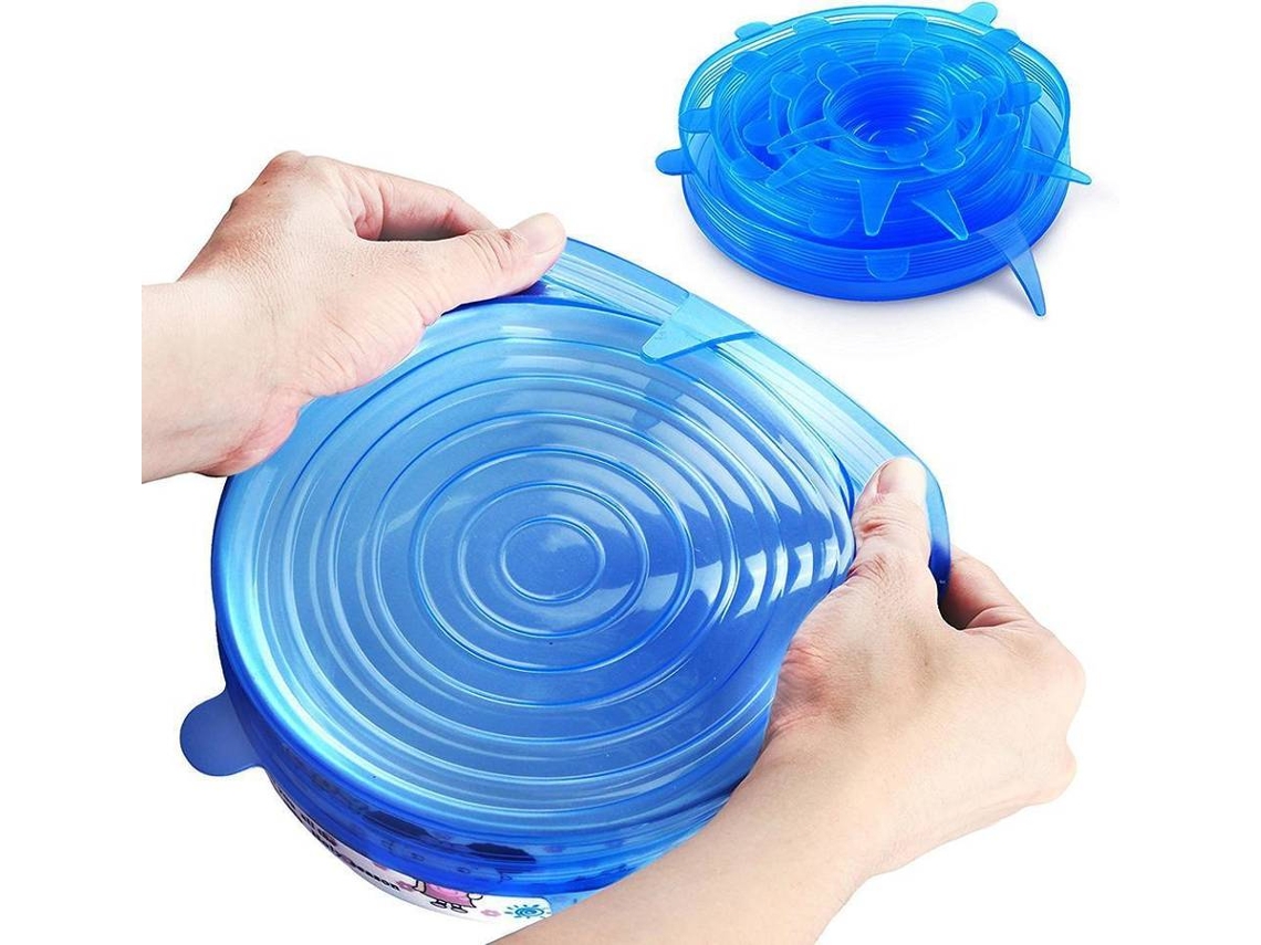 Tapa WE HOUSEWARE BN5292 (Azul - Silicona)