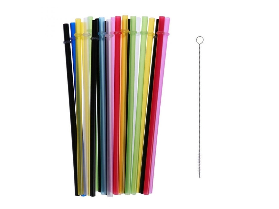 Pajita Silicone con Tapa, Compatible Stanley Cup 30 Oz 40 Oz, Pajita Reutilizable 12 Pulgadas Kofihety