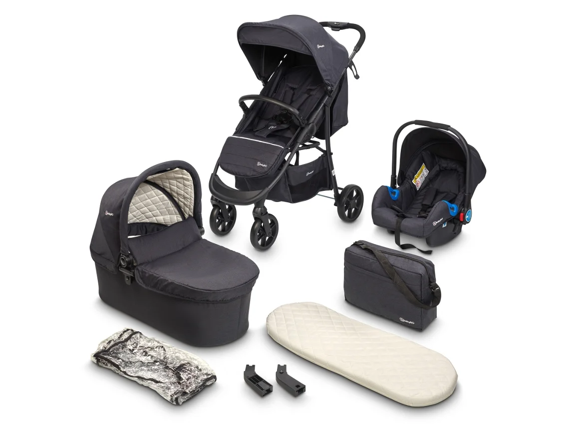Cochecito Babygo Style 3 en 1 negro