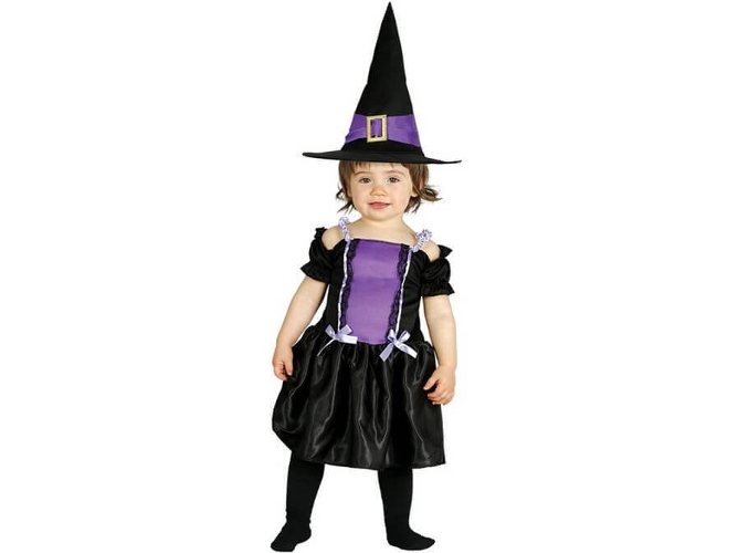 Disfraz de Bebé DISFRAZZES Brujita Violeta (Talla: 6 a 12 meses)
