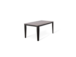 Grande - Mesa extensible (130/290 x 80 cm) en Melamina Negra STONES