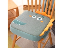 Silla de comedor Eifson con asiento elevador antideslizante y extraíble, 10 cm (alfombra de cocodrilo)