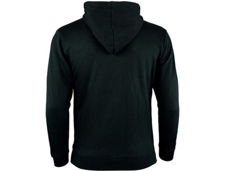 GUGGEN MOUNTAIN H06 - Sudadera con capucha y forro polar para hombre (Negro - M)