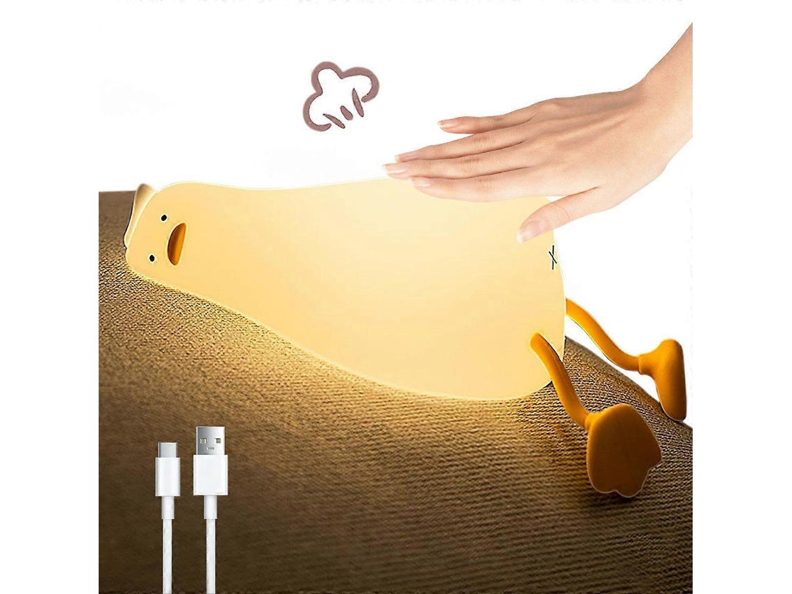 Luz nocturna LED, luz nocturna de silicona para bebés, lámpara de noche con intensidad ajustable y luz suave. Rosewell