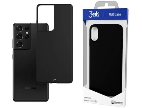Funda Samsung Galaxy S21 Ultra 5G 3MK Lisa (Negro)
