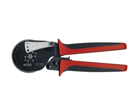 WIHA Crimpadora automática para extremos de cables, con presión hexagonal (41246)