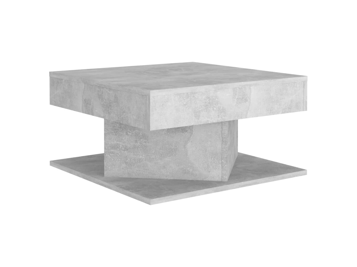 Mesa de centro VIDAXL Gris Madera contrachapada (57x57x30 cm)