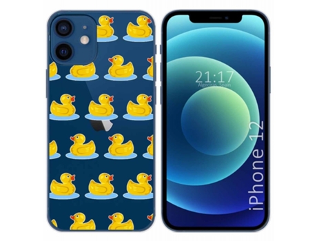 Carcasa iPhone 12 / 12 Pro (6.1) TUMUNDOSMARTPHONE Dibujos Transparente Multicolor