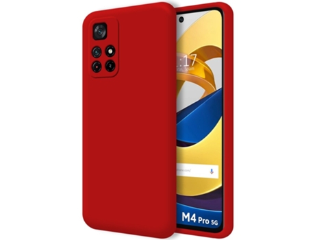Carcasa Xiaomi POCO M4 Pro 5G TUMUNDOSMARTPHONE Silicona Líquida Rosa