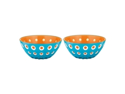 Conjunto de 2 Tazas 12Cm Azul/Blanco/Naranja - Le Murrine GUZZINI