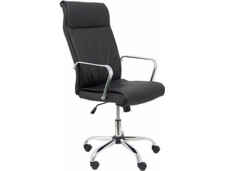 Silla de Escritorio Ejecutiva PIQUERAS Y CRESPO Carcelén Negro (Similpiel)
