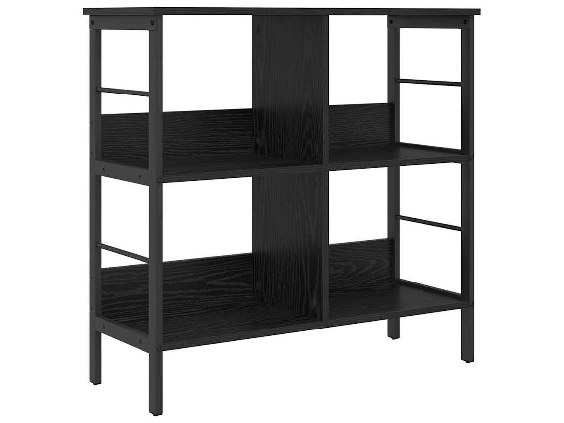Maison Exclusive - Estante De Libros Roble Negro 82 X 32 X 79 Cm