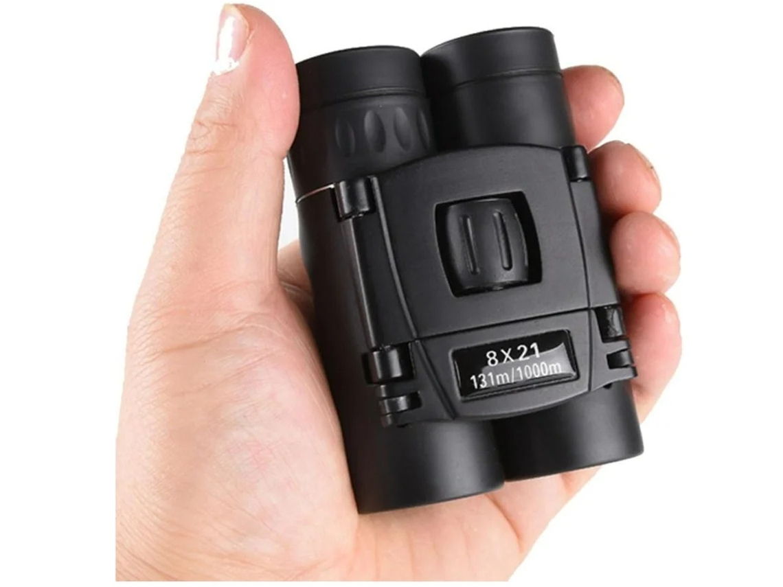 Mini binoculares pequeños para adultos y adolescentes, binoculares ópticos completos para ópera, senderismo, caza, viajes, color negro. Bestvite